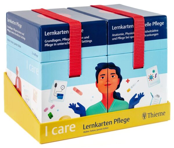 I care Lernkarten Pflege – Set (im Schuber)